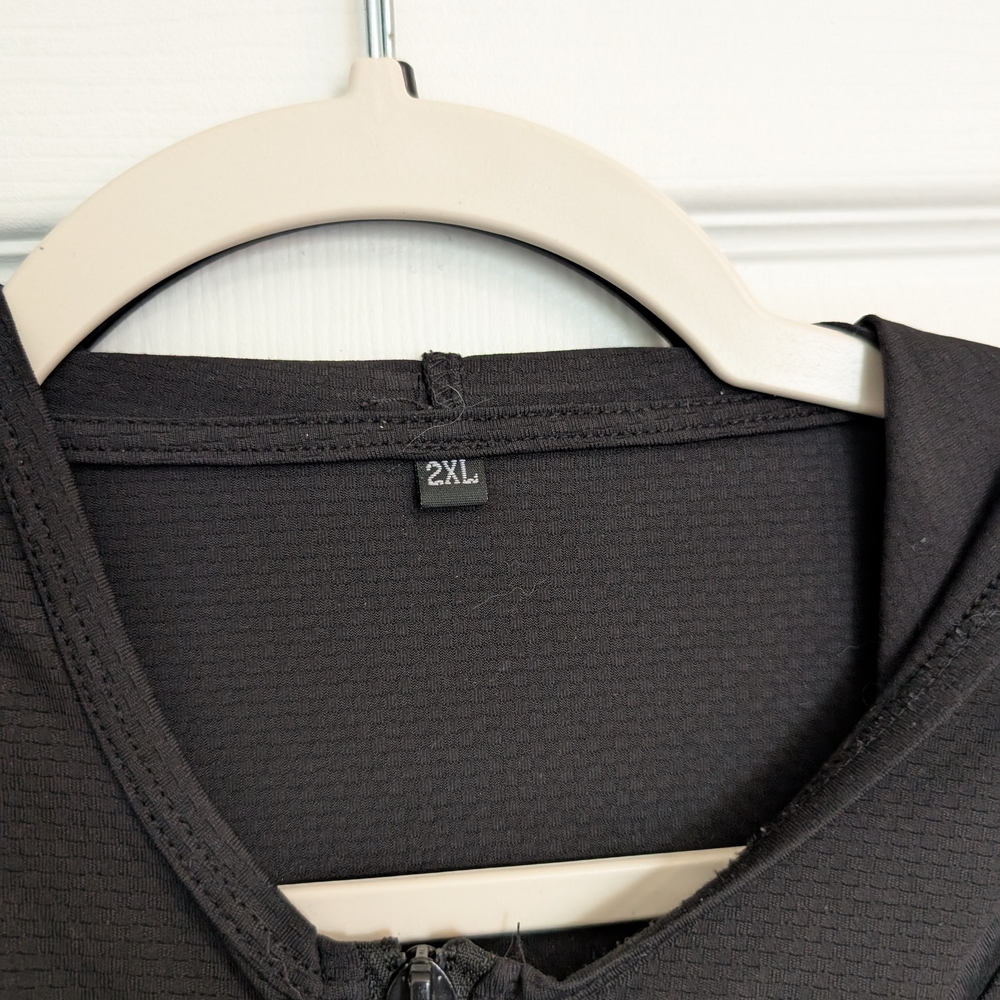 Men's UPF 50 Black Sun Hoodie - XXL - Picture 7 of 10